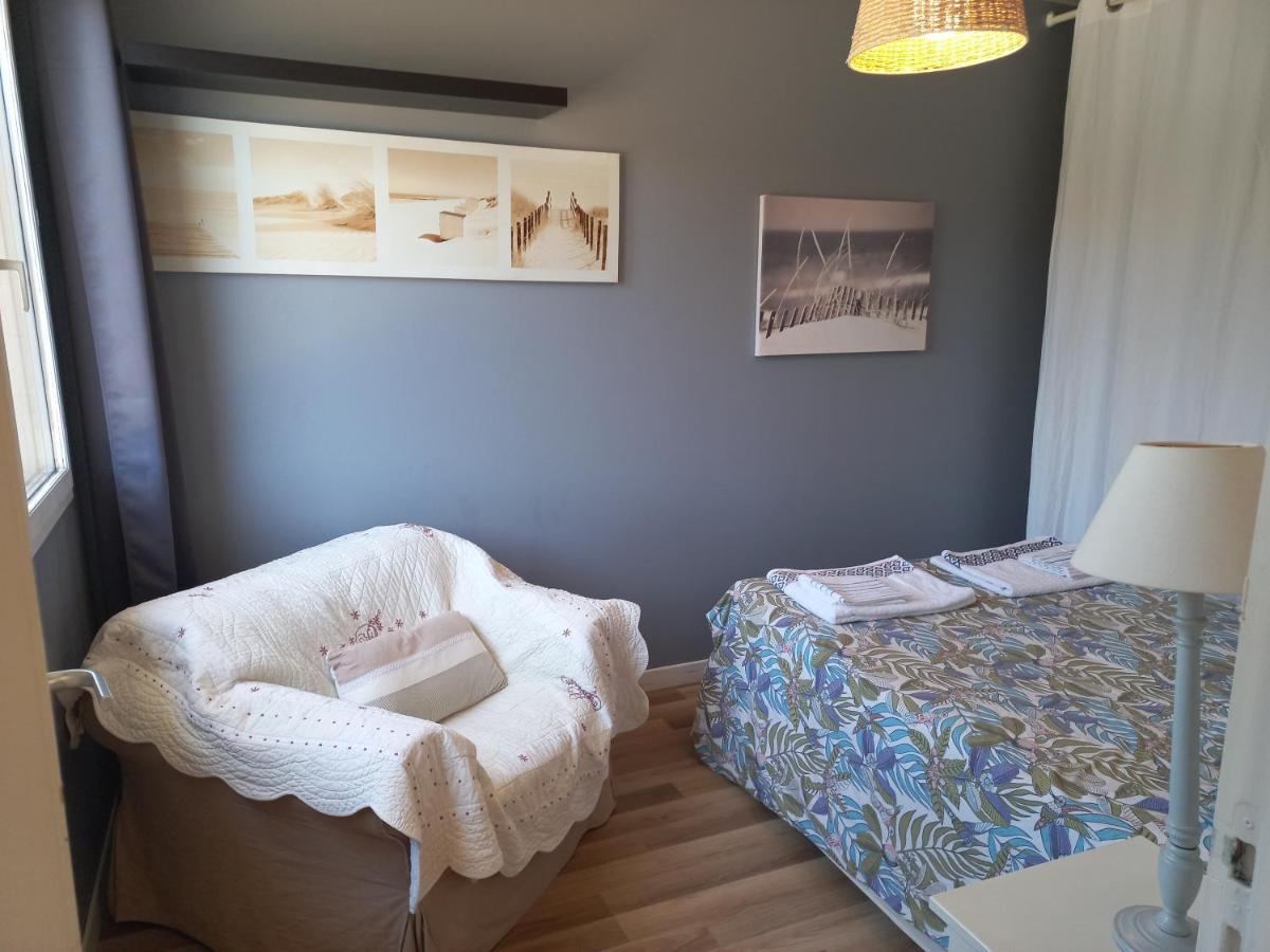"L'Hippocampe", Climatise, 60 M2 , 2 Chambres, Tres Calme, Plage Des Sablettes Et Commerces A 3 Minutes A Pied, Wifi, Parking Gratuit, Lit King Size ラ・セーヌ・シュル・メール エクステリア 写真