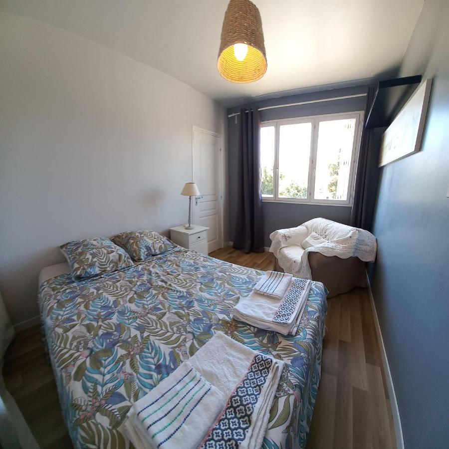 "L'Hippocampe", Climatise, 60 M2 , 2 Chambres, Tres Calme, Plage Des Sablettes Et Commerces A 3 Minutes A Pied, Wifi, Parking Gratuit, Lit King Size ラ・セーヌ・シュル・メール エクステリア 写真